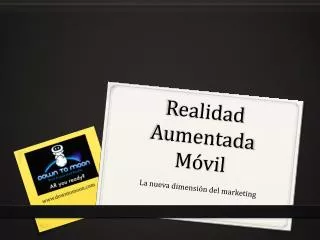 realidad aumentada m vil