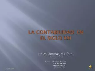 la contabilidad en el siglo xxi