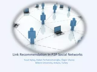 Link Recommendation In P2P Social Networks