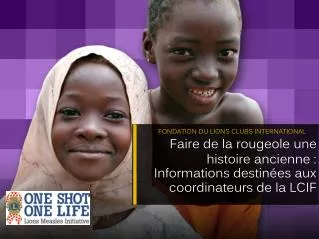 FONDATION DU LIONS CLUBS INTERNATIONAL