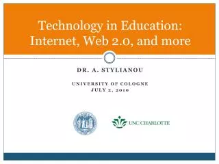Technology in Education: Internet, Web 2.0, and more