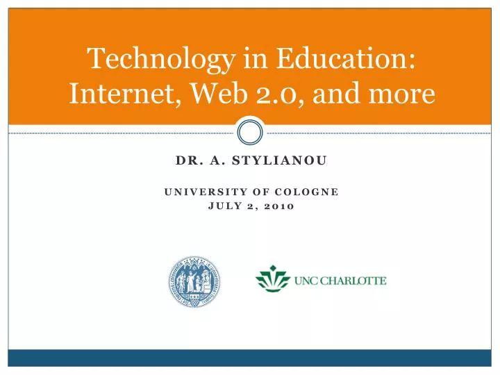 technology in education internet web 2 0 and more