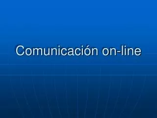 comunicaci n on line