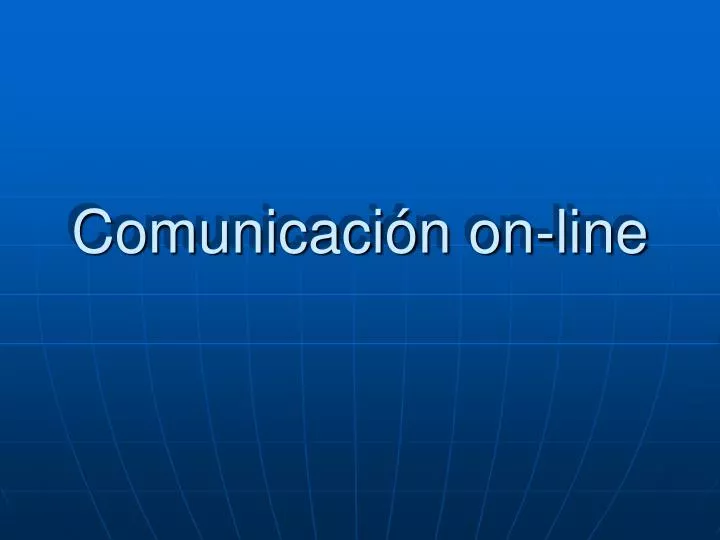 comunicaci n on line