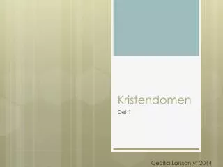 kristendomen