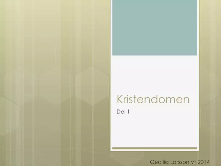 kristendomen