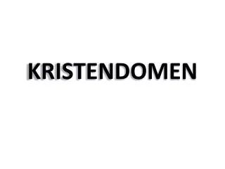 kristendomen