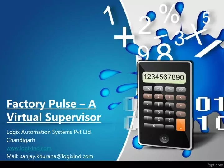 factory pulse a virtual supervisor