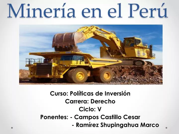 miner a en el per