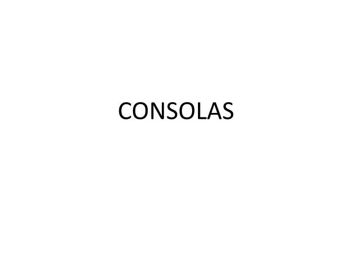 consolas