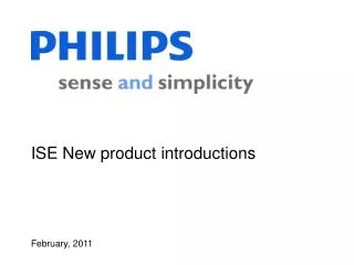 ISE New product introductions