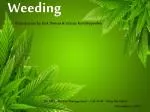 Weeding