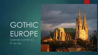 GOTHIC EUROPE