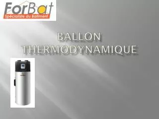 ballon thermodynamique