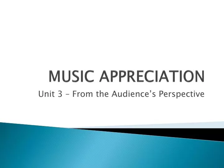 Brass  Music Appreciation 1