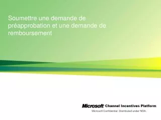 soumettre une demande de pr approbation et une demande de remboursement