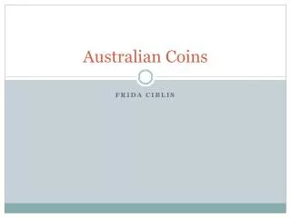 Australian Coins