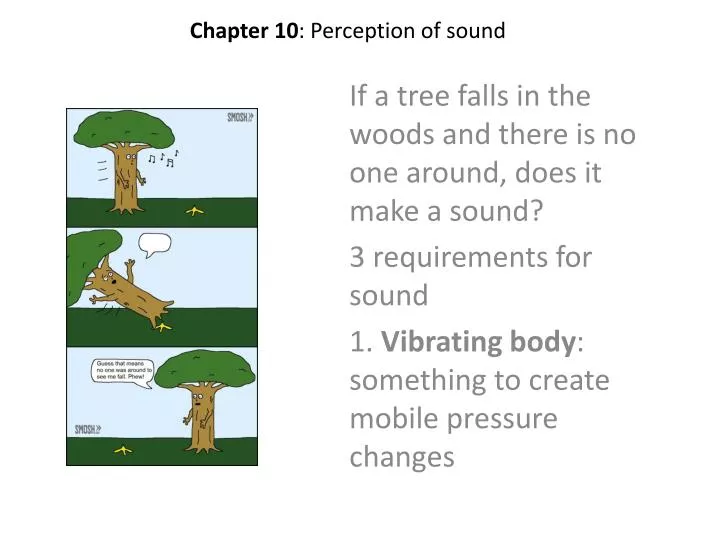 chapter 10 perception of sound