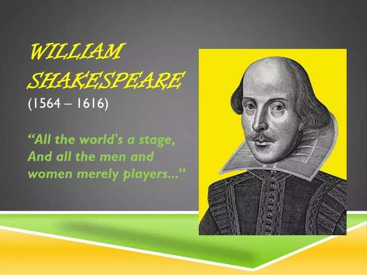 william shakespeare 1564 1616