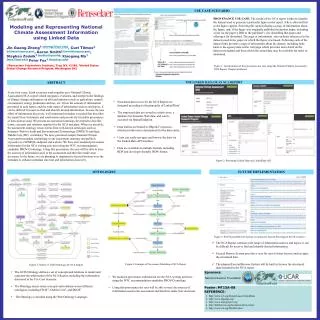 Modeling and Representing National Climate Assessment Information using Linked Data