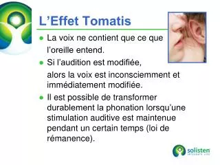 l effet tomatis