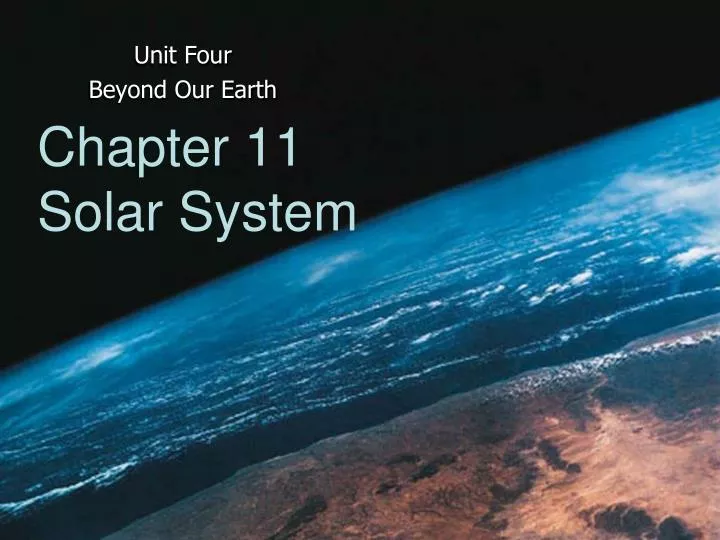 chapter 11 solar system