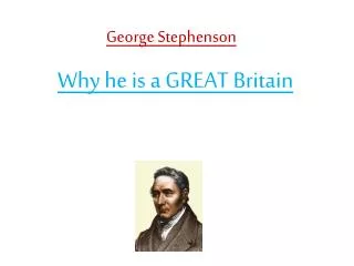 George Stephenson