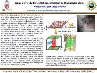 Brown University Materials Science Research and Engineering Center