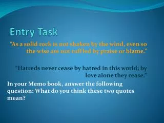 entry task