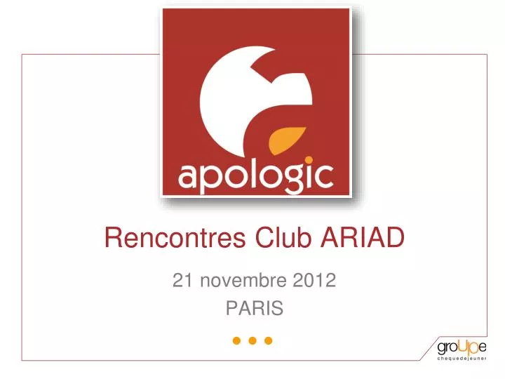 rencontres club ariad