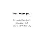 OTITIS MEDIA (OM) - slide 1