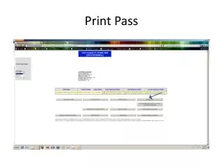 Print Pass