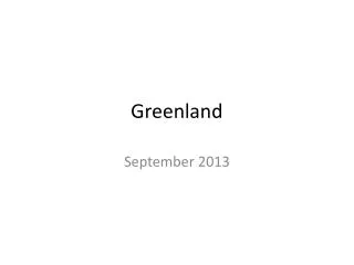 Greenland