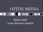 OTITIS MEDIA - slide 1