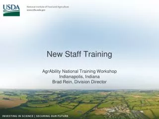 New Staff Training
