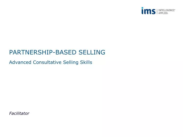 partnership based selling