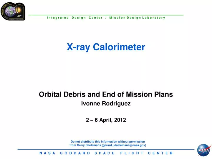 x ray calorimeter