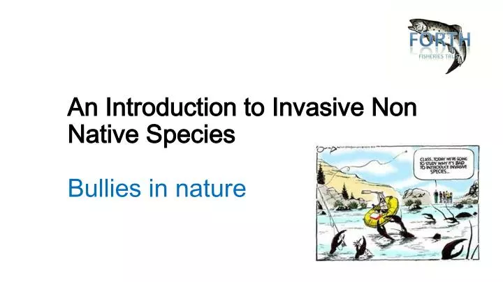 an introduction to invasive non native species bullies in nature