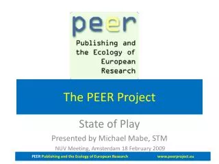 The PEER Project