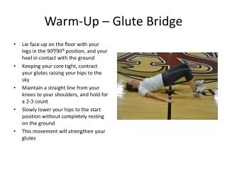 Warm-Up – Glute Bridge