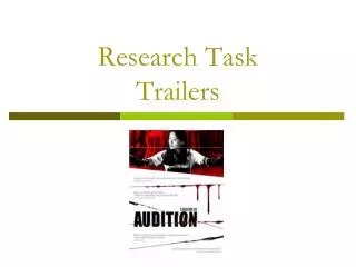 Research Task Trailers