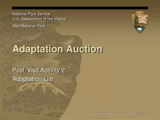Adaptation Auction