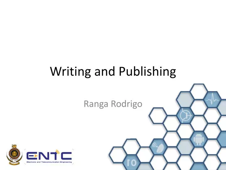 writing and publishing