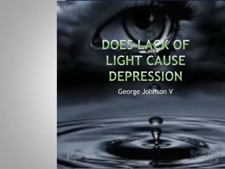 does lack of light cause depression