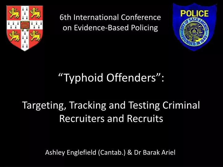 typhoid offenders targeting tracking and testing criminal recruiters and recruits