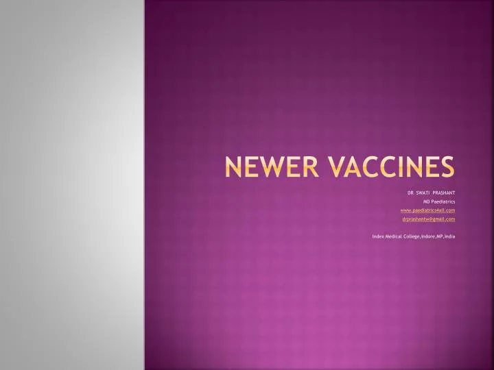 newer vaccines