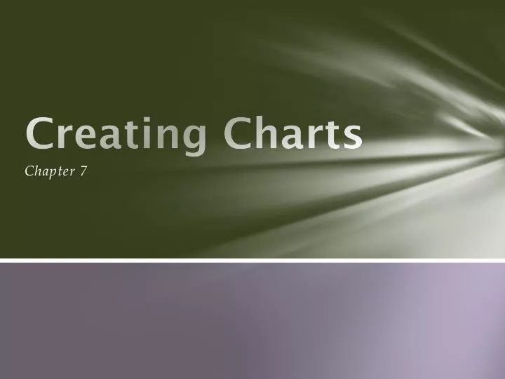 creating charts