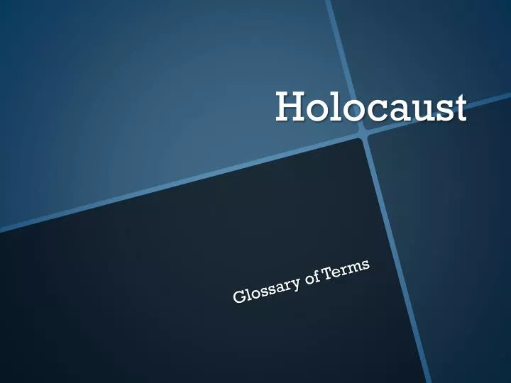 holocaust