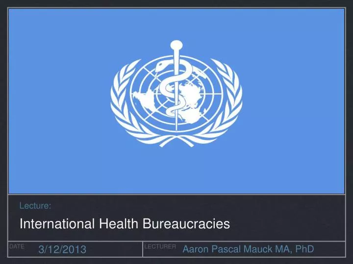 internationalism and health