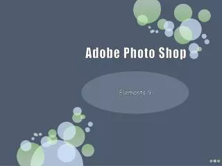 Adobe Photo Shop